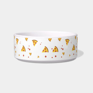 Écuelle Drôle Motif Minimaliste de Pizza au Pepperoni Rétr