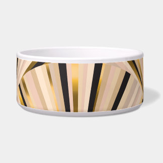 Écuelle Echelles Art Déco : Glamour d'or géométrique