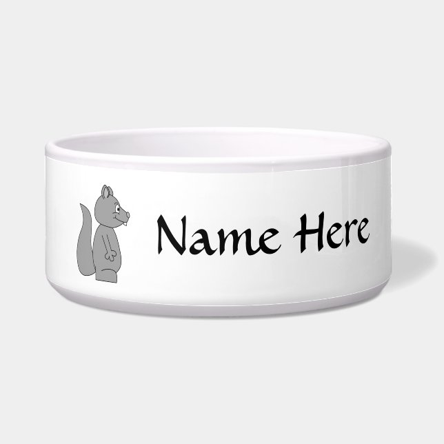 Écuelle Écureuil gris mignon (Devant)
