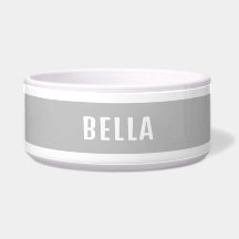 Elégant minimaliste personnalisé gris animal de co