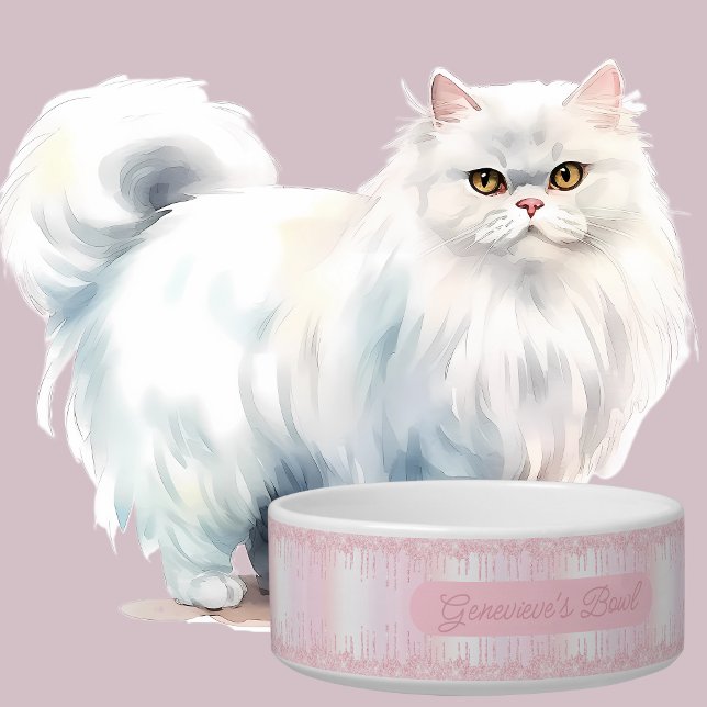 Écuelle Elégant perche rose personnalisée Parties scintill (Créateur téléchargé)