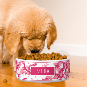 Écuelle Élégant rose floral motif chic