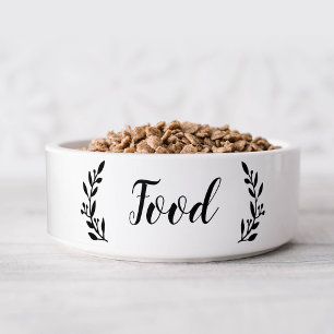 Écuelle Élégant Script Dog Food Bowl