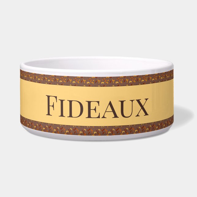Écuelle Élégante feuille d'automne (Devant)
