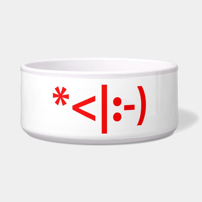 Écuelle Elfe de Noël Emoticon Xmas ASCII Texte Art (Devant)