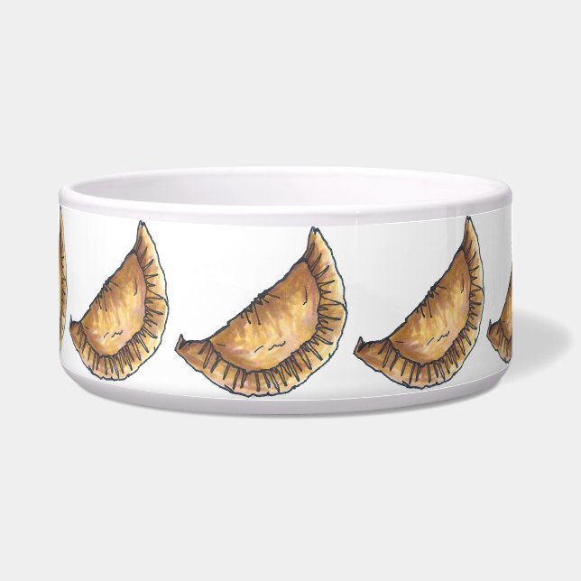 Écuelle Empanadas Latin Amérique du Sud Fromage frit Pâtis (Devant)