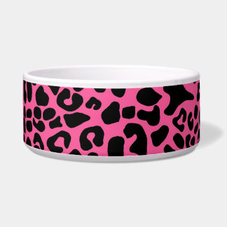 Écuelle Empreinte de léopard moderne tendance Hot Pink et 