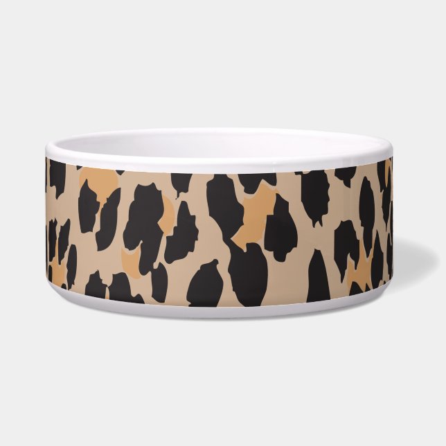Écuelle Empreinte de léopard, Spots de léopard, Leopard Br (Devant)