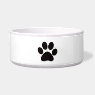 Écuelle Empreinte de patte de cuvette de chien