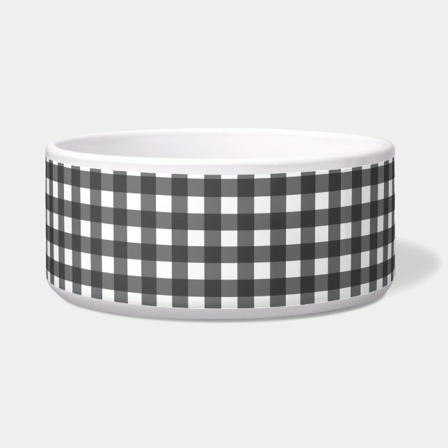 Écuelle En vichy noir et blanc (Devant)