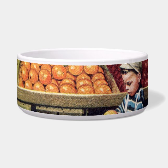 Écuelle Enfant en bas âge et oranges (Devant)