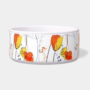 Écuelle Été tropical Belles fleurs jaunes Design