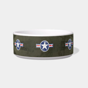 Écuelle Étoile patriotique vintage de corps d'air d'armé