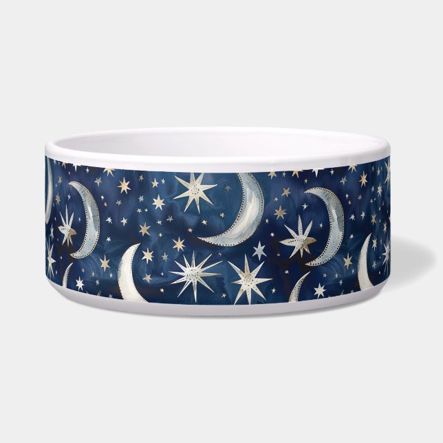 Écuelle Étoiles Bleu Argent Or (Devant)