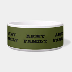 Écuelle Famille de l'Armée de Pet Bowl