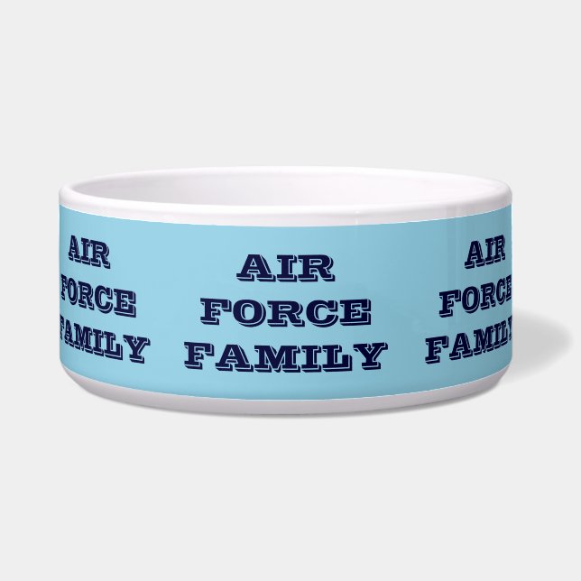Écuelle Famille Pet Bowl Air Force (Devant)