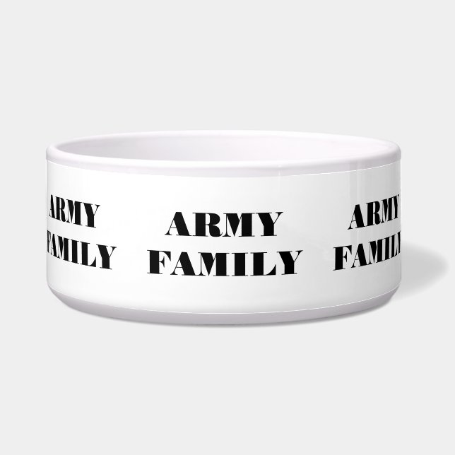 Écuelle Famille Pet Bowl Navy (Devant)