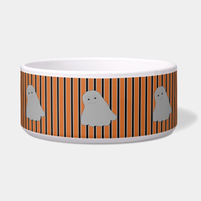 Écuelle Fantômes de Halloween amusants et élégants (Devant)