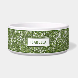 Écuelle Faux Green Parties scintillant Texture Look Avec N