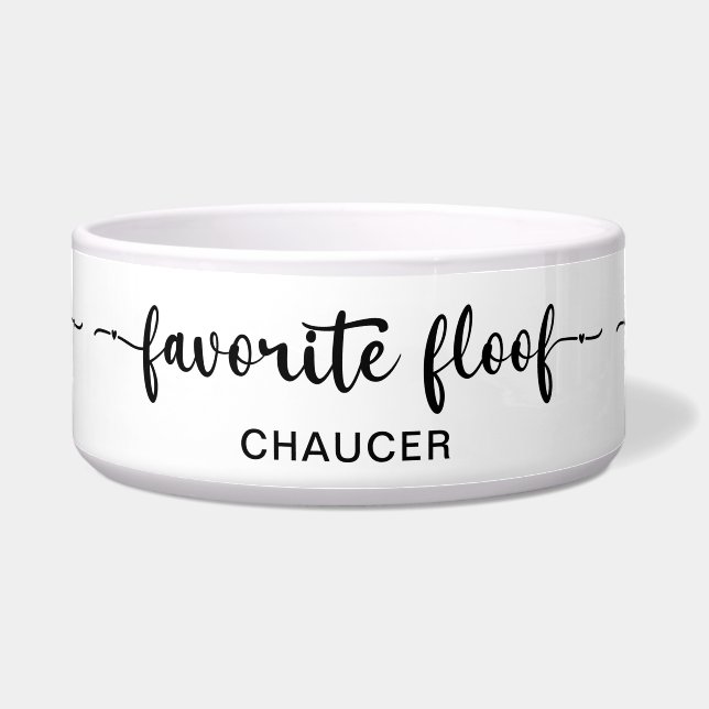 Écuelle Favori Floof mignon animal chat chien (Devant)