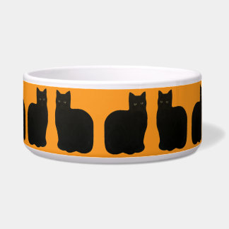 Écuelle Féline de chat noir Secourt animal de compagnie Ma