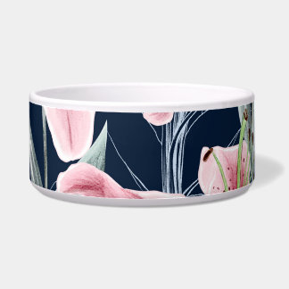 Écuelle Fleur Lilly Rose Motif sans couture.