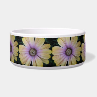 Écuelle Fleur marguerite jaune et violet
