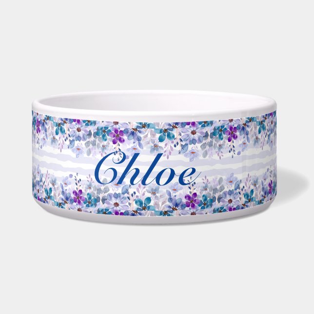 Écuelle Fleur violet (Devant)