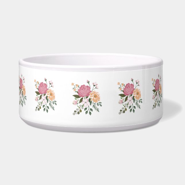 Écuelle Fleurs aquarelle (Gauche)