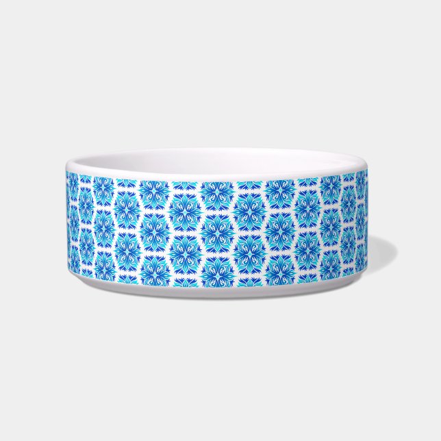 Écuelle Fleurs Bleues, Motif De Fleurs, Modèle Floral (Devant)
