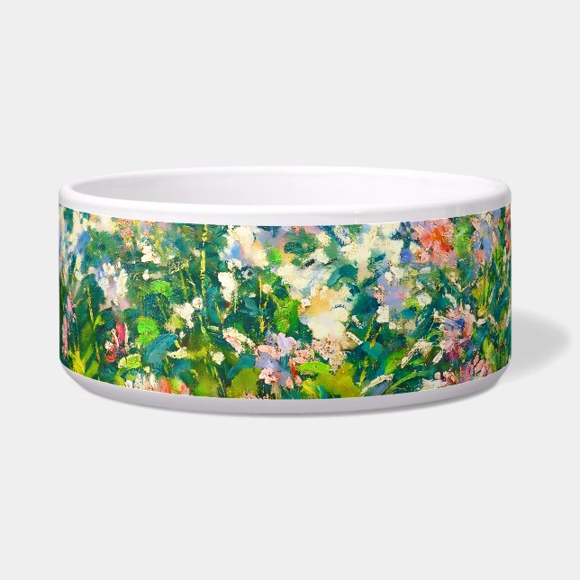Écuelle Fleurs jolies vintages Illustration Fleurs blanche (Gauche)