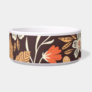 Écuelle Flora d'automne : Vintage Motif sans couture