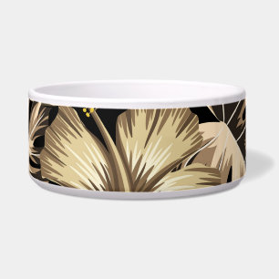 Écuelle Floral Motif sans couture avec Feuilles.