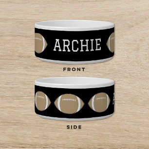 Écuelle Football Black Gold chien chat animal