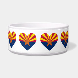 Écuelle Forme de coeur du drapeau de l'Arizona