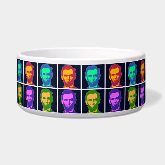 Écuelle Four Pop Art Abraham Lincoln (Devant)