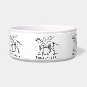 Écuelle Fredlandia s'est envolé la cuvette de chien