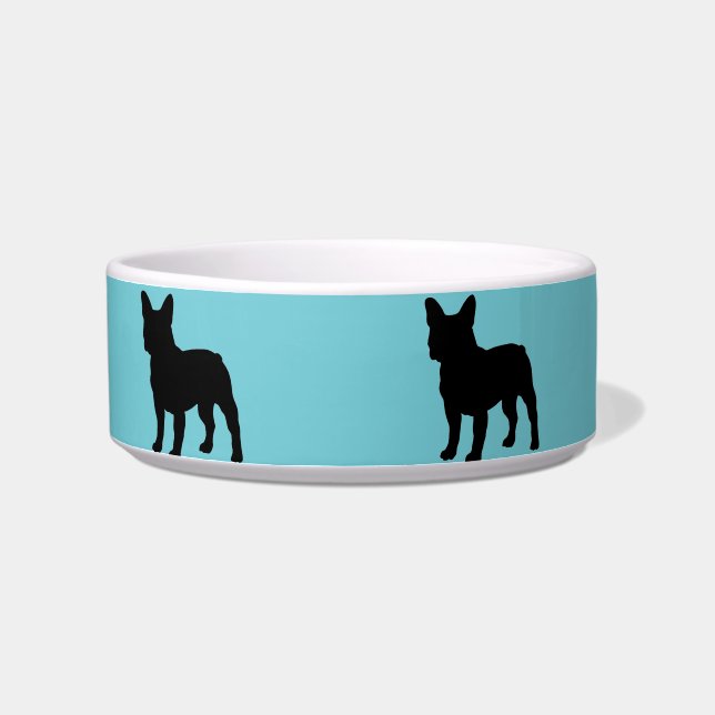 Écuelle French Bulldog Food Plat Frenchie Bowl (Gauche)