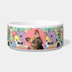 Écuelle French Bulldog Personnalisé Photo & Nom Chien Bowl