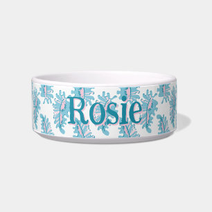 Écuelle Frondes Froufroutantes Rose et Aqua