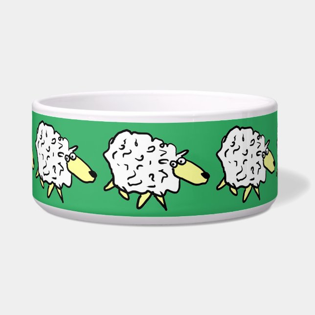 Écuelle Fun Sheep Illustration Motif Sheep Dog (Devant)