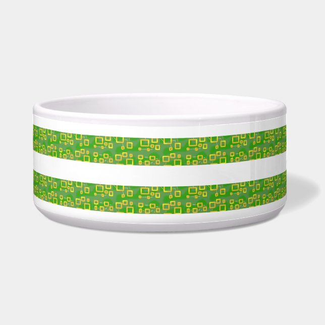 Écuelle Géométrique Vert (Devant)