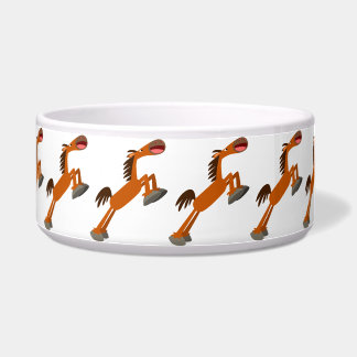 Écuelle Giddyup, Horsey ! Cartoon Horse Pet Bowl