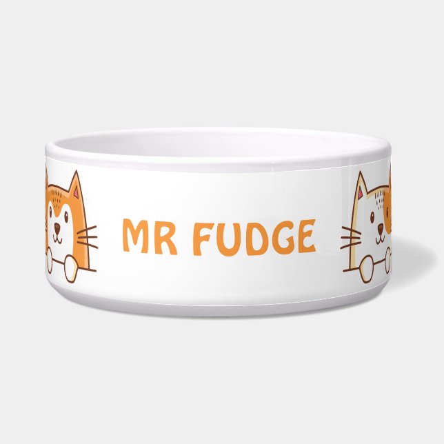 Écuelle Ginger Cats Cute Personnalisé Bowl (Devant)