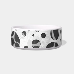 Écuelle Girafe Impression Noir et Gris Clair à pois