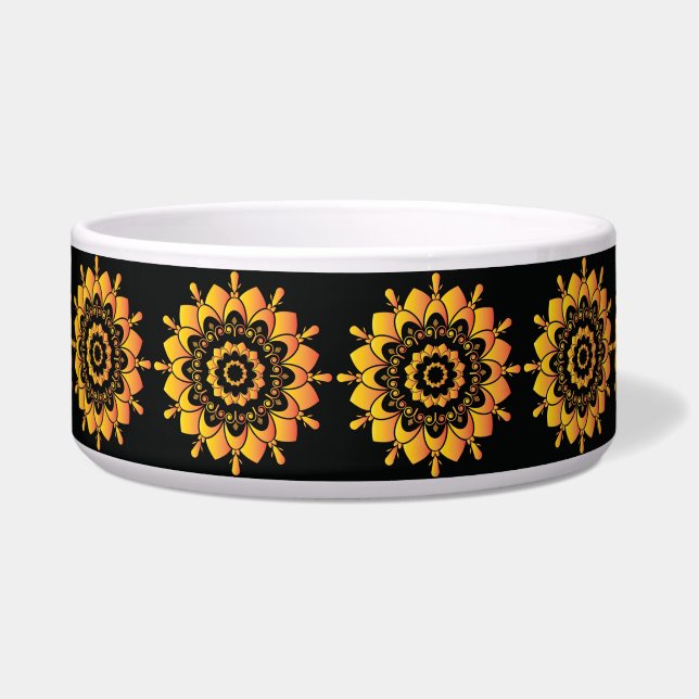 Écuelle Golden Unique Mandala Design (Devant)