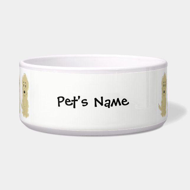 Écuelle Goldendoodle Chien Design (Devant)