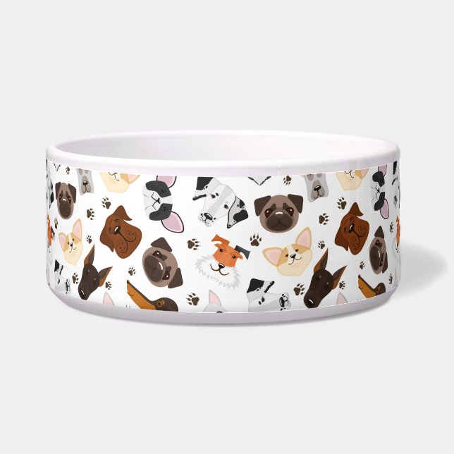 Écuelle Grand bol pour animaux de compagnie Design Chiens (Devant)