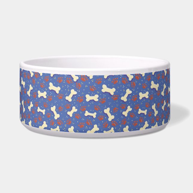Écuelle Grand bol pour eau/nourriture Bones n Paws (Devant)