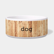 Grande cuvette en céramique de chien de "chien" -